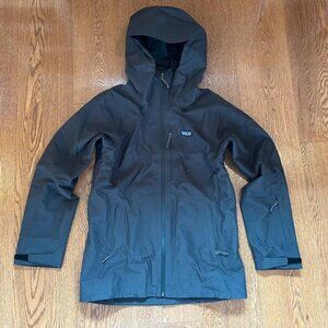 Patagonia Powder Town Insulated Ski Jacket Black Women’s Size S (UK 8-10)